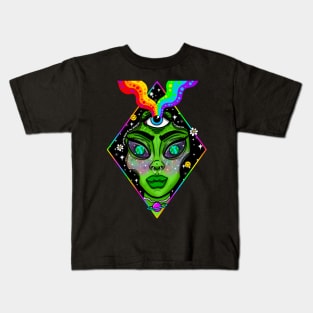 Alien babe Kids T-Shirt